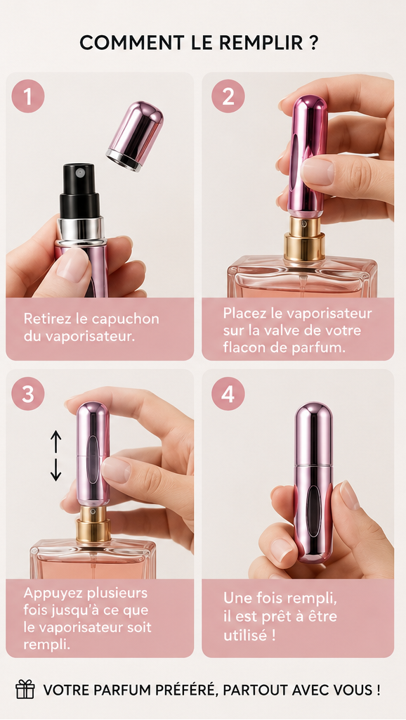 Recharge du vaporisateur